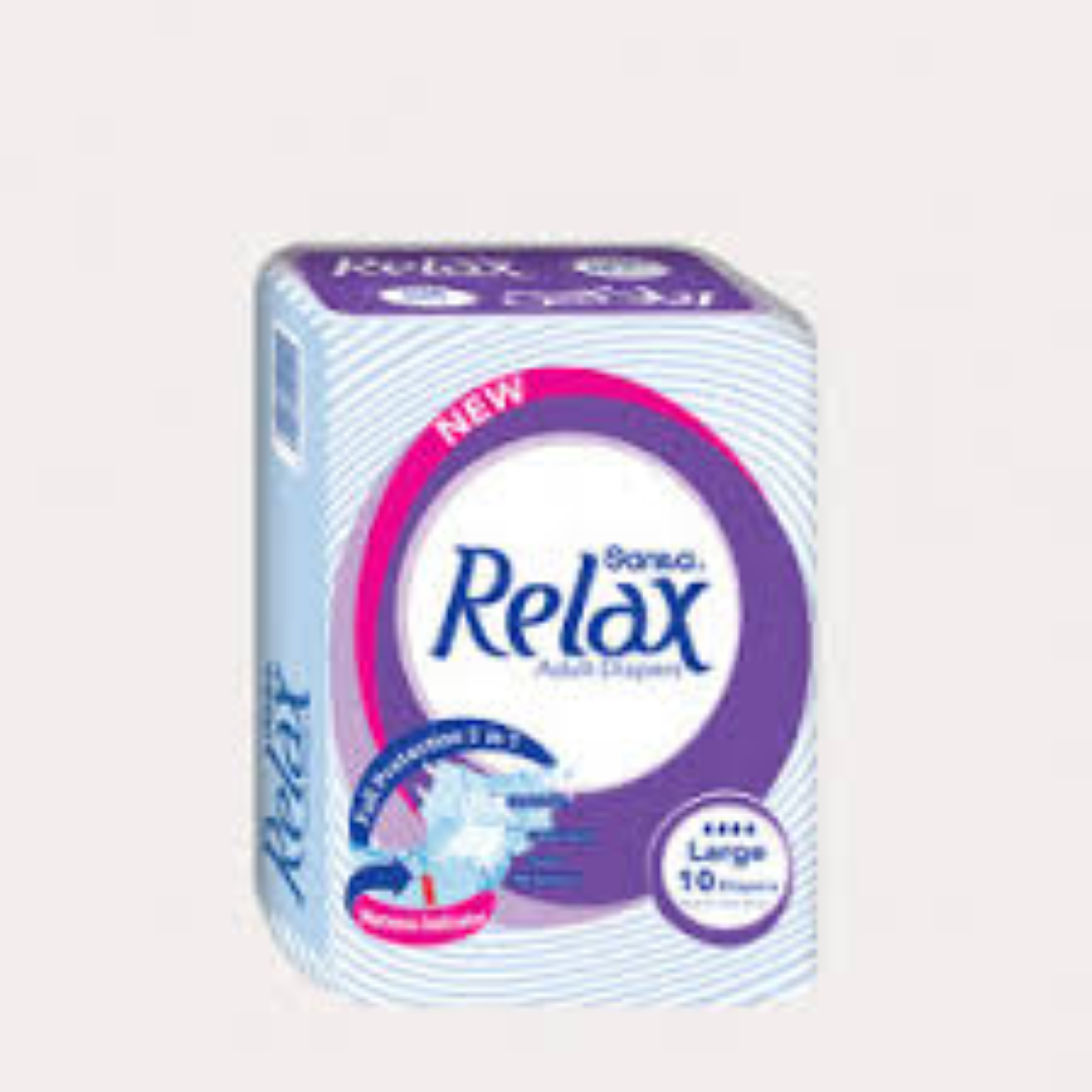 SANITA RELAX 10 ADULT DIAPERS LARGE